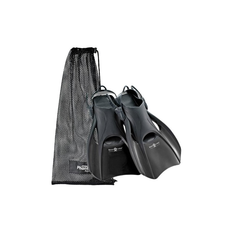Aqua Lung Sport Trek Travel Fin with Phantom Aquatics Mesh Bag