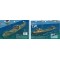 Shinkoku in Truk Lagoon, Micronesia (8.5 x 5.5 Inches) (21.6 x 15cm) - New Art to Media Underwater Waterproof 3D Dive Site Map