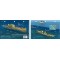 Ruby E in San Diego, California (8.5 x 5.5 Inches) (21.6 x 15cm) - New Art to Media Underwater Waterproof 3D Dive Site Map
