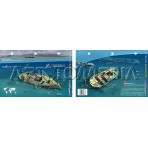 Spring Carol in Santiago de Cuba (8.5 x 5.5 Inches) (21.6 x 15cm) - New Art to Media Underwater Waterproof 3D Dive Site Map
