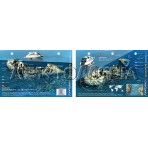 Kormoran in the Red Sea, Egypt (8.5 x 5.5 Inches) (21.6 x 15cm) - New Art to Media Underwater Waterproof 3D Dive Site Map
