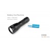 DIV08 Magnetic Controlled Switch LED Dive Light, Rechargable Battery & Charger