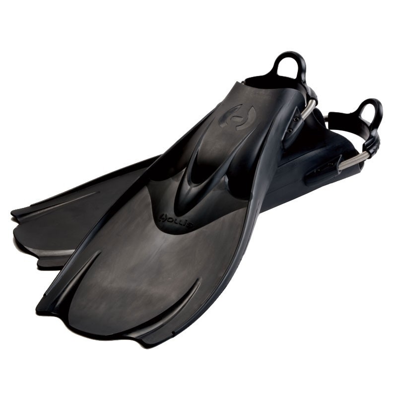 Hollis F1 "BAT FIN" Vented Blade Open Heel Diving Fin