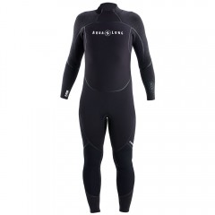 Aqua Lung 3mm Men&#039;s AquaFlex Black Back-Zip Jumpsuit